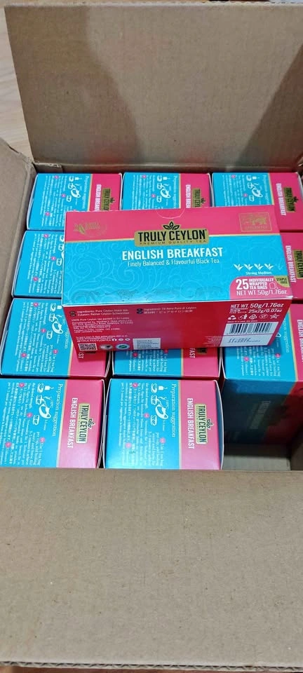 12 Boxes of Truly Ceylon English Breakfast Black Tea