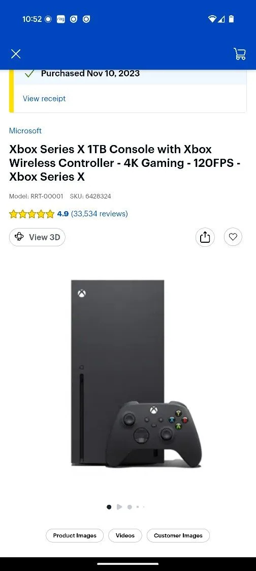 XBox Series X 1 TB image indicator(4)