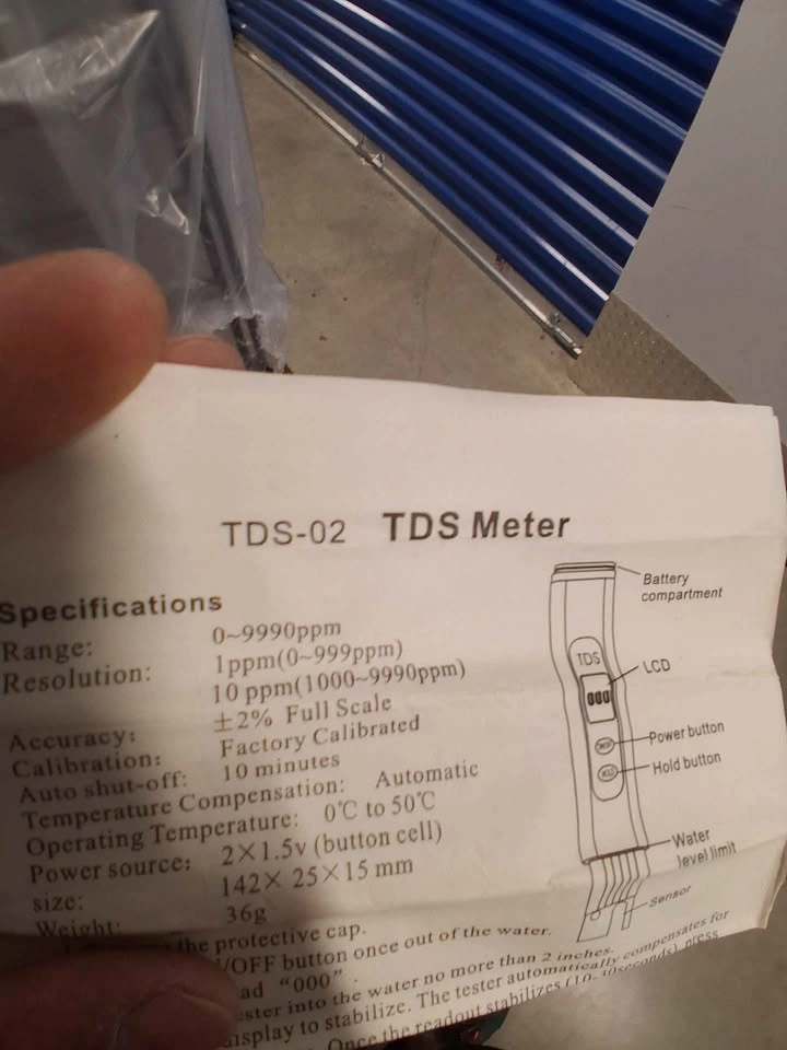 TDS-02 TDS Meter Water Quality Tester🏈 - photo 3