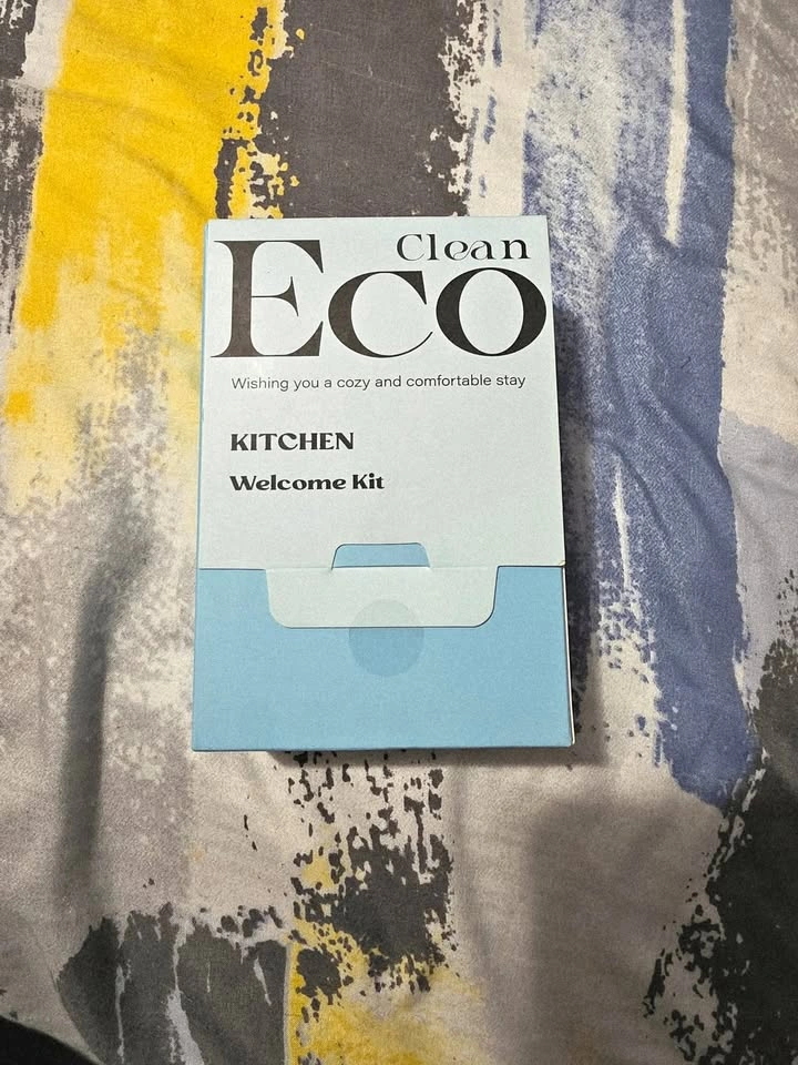 Eco Clean Kitchen Welcome Kit Cleaning Supplies Set
