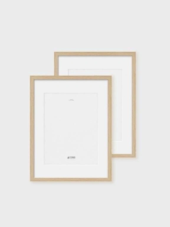 NEW 2 PACK 12x18 Wood Veneer Picture Frame