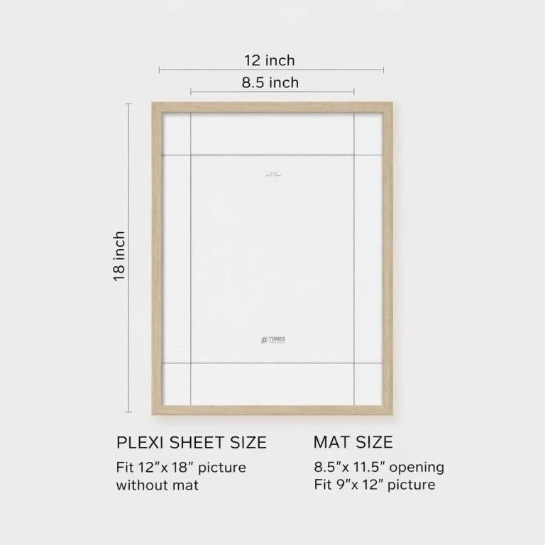 NEW 2 PACK 12x18 Wood Veneer Picture Frame - photo 2