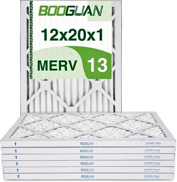 NEW 6-Pack Filters 12x20x1 MERV 13 Air Filters
