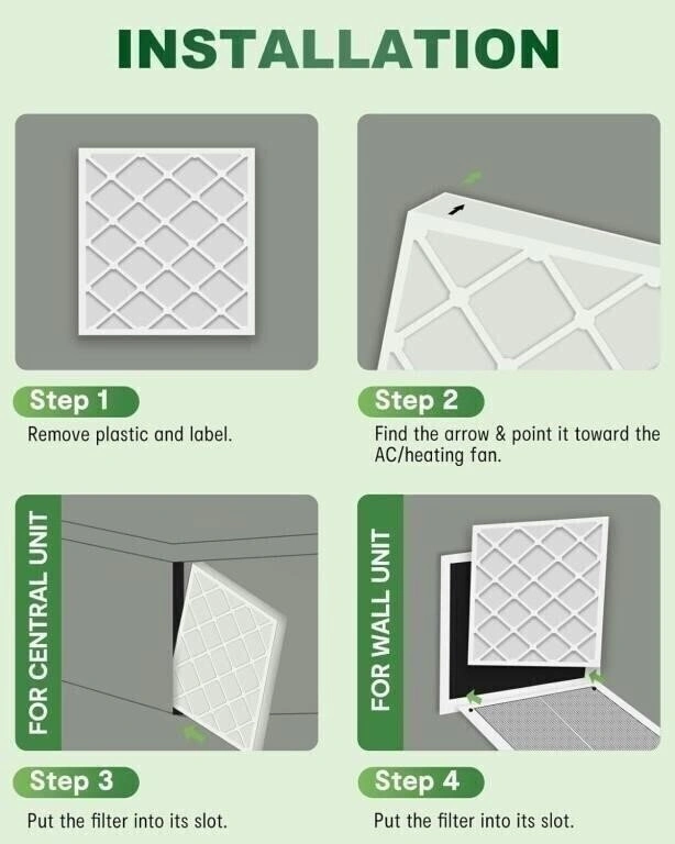NEW 6-Pack Filters 12x20x1 MERV 13 Air Filters - photo 5