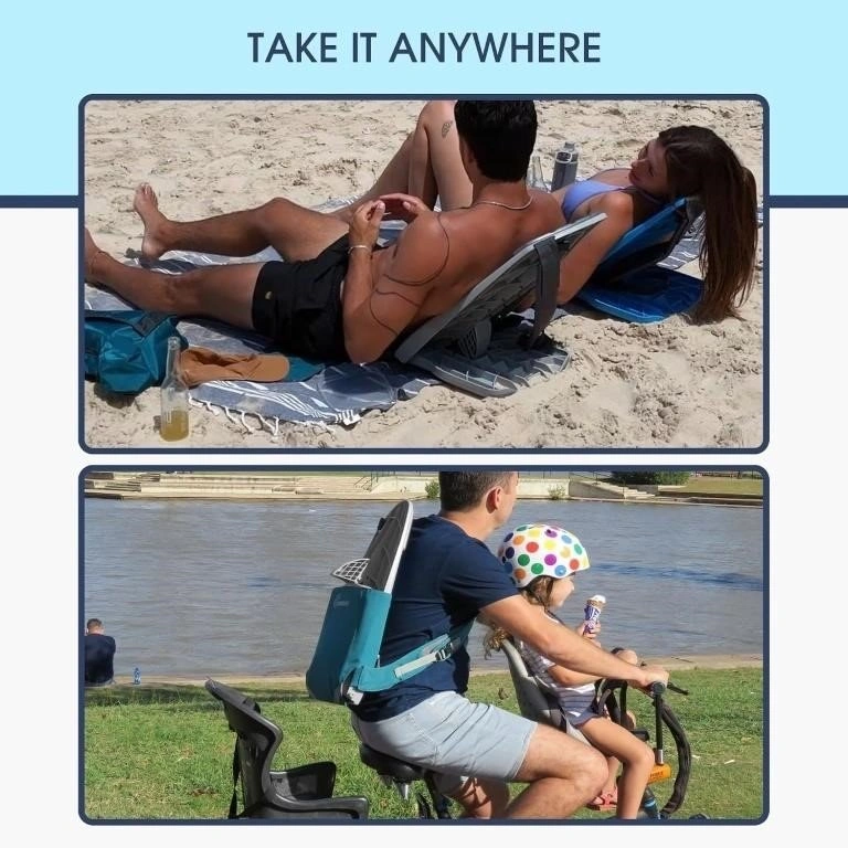 Portable Chair for Beach, Camping, Park & Stadium - photo 2
