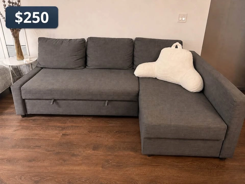 IKEA Couch (with pullout bed) - photo 5