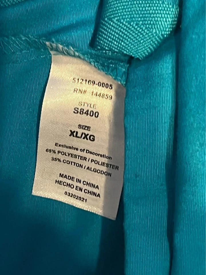 Sivvan Unisex Classic V-Neck 3-Pocket Scrub Top - Teal Blue - photo 5