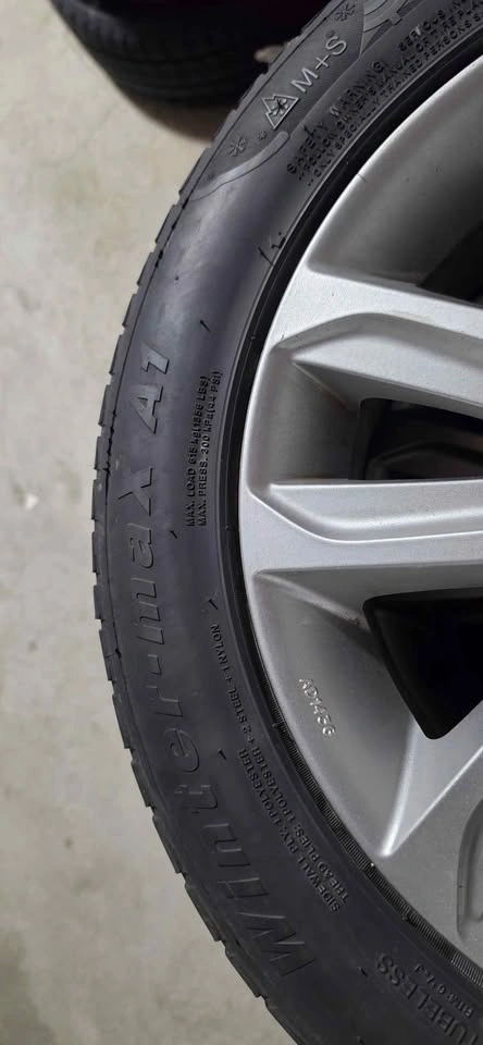 Set of 4 Hyundai 16-inch Alloy Rims with Winter Tires 5x114.3 - photo 5