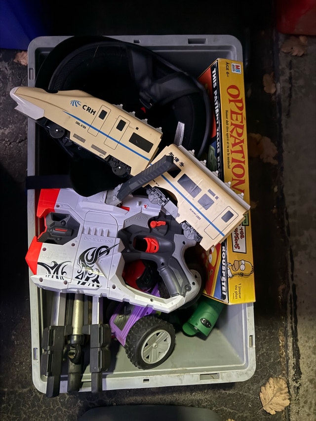 MB Operation and Nerf Vortex Toy Bundle