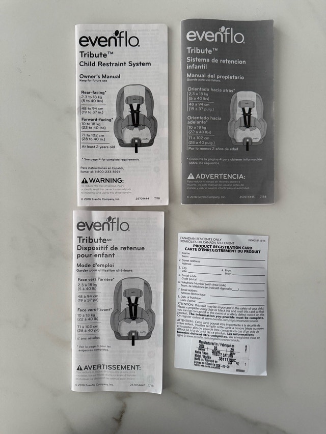 Evenflo Tribute Convertible Car Seat - photo 4