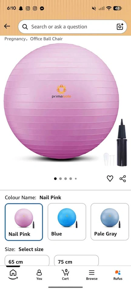 Pregnancy Exercise Ball - photo 2