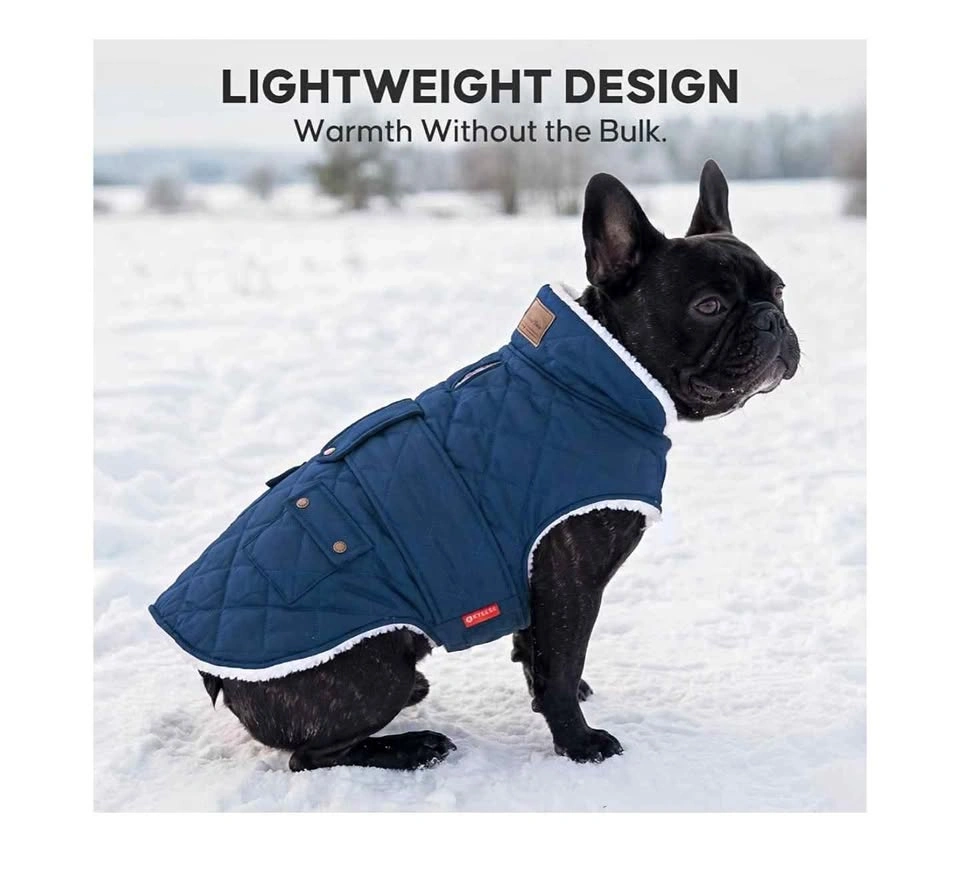 KYEESE Waterproof & Windproof Dog Coat for Small Dogs Size L