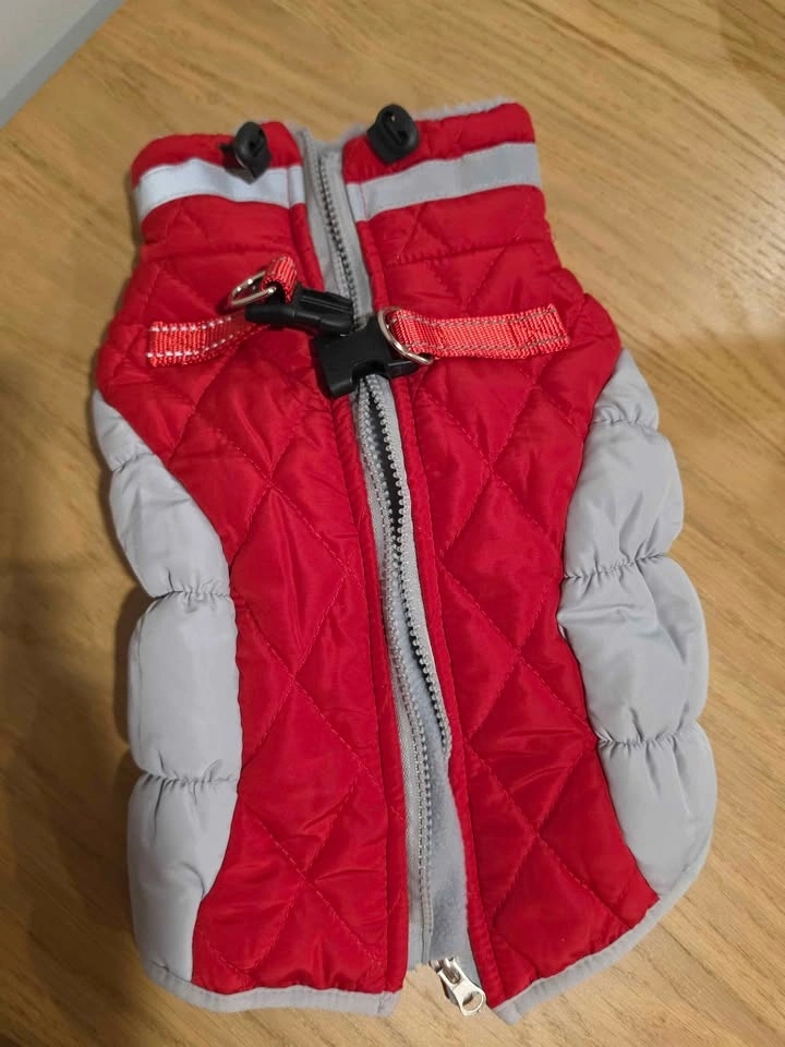 Dog Coat for Small Dogs, Fleece Dog Winter Jacket with Harness, - photo 3