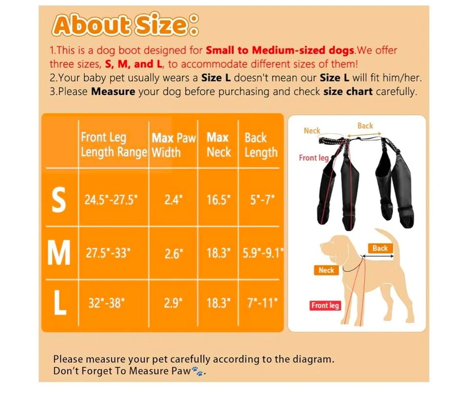 BECEMURU Dog Rain Boots for Small Dogs - photo 2