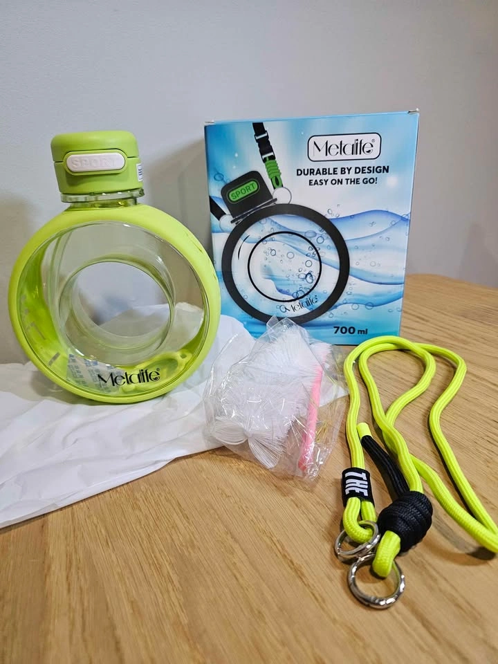 Circular Sports Water Bottle – Green, 700ml, Leakproof - photo 4