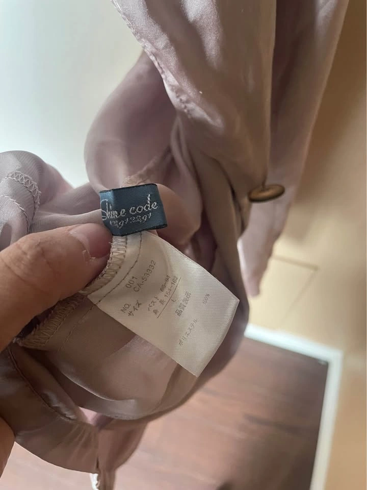 Shine Code- Silky Satin Taupe Blazer - photo 3