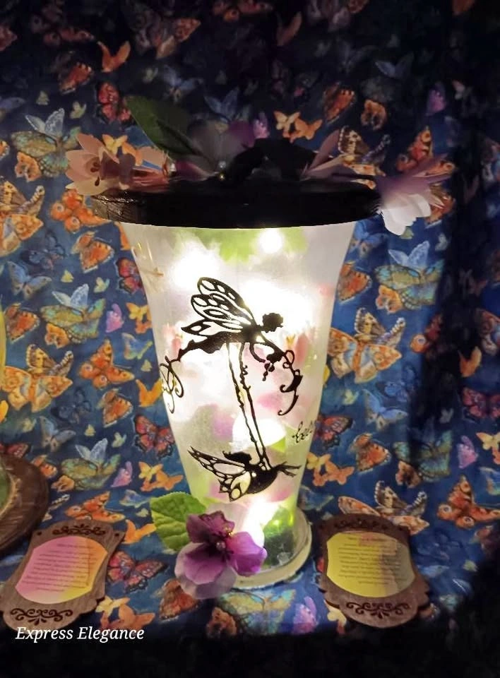 Fairy Lamp each one is not like the other. One of a kind.