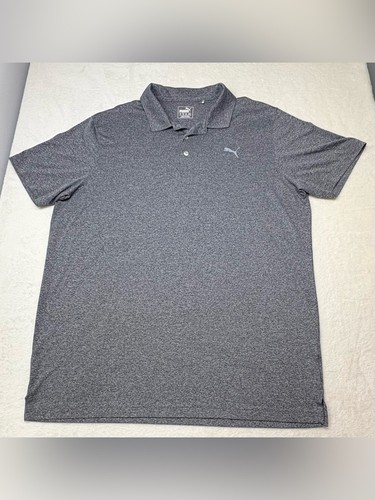 Puma Heathered Grey Performance Golf Polo Shirt Mens XL - photo 2