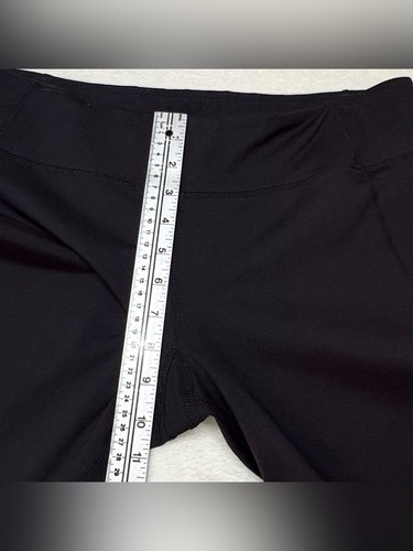 Sears Black Criss Cross Cutout Cropped Leggings Size Large - photo 5