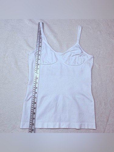 White Compression Shapewear Cami Seamless Tank Top Size XL - photo 5