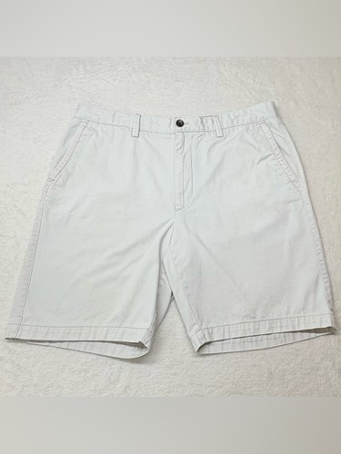Cubavera Mens Light Tan Flat Front Casual Cotton Shorts Size 36 - photo 2