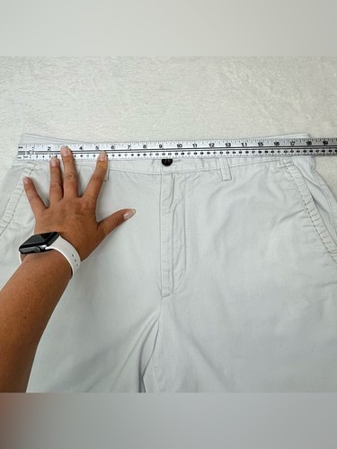 Cubavera Mens Light Tan Flat Front Casual Cotton Shorts Size 36 - photo 3