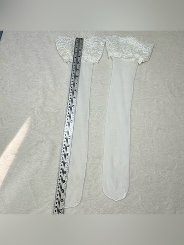 Daisy Fresh White Lace Padded Bralette Garter Belt Set XS/S - photo 5