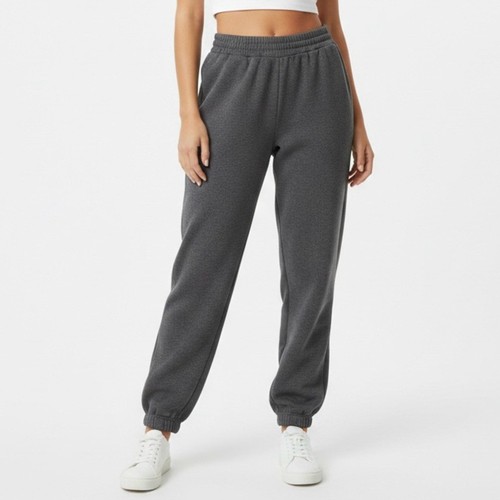 Good Night Dark Grey Fleece Jogger Sweatpants Womens Size XL