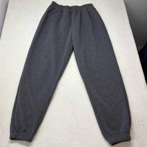Good Night Dark Grey Fleece Jogger Sweatpants Womens Size XL - photo 2