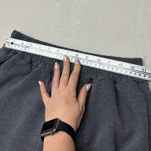 Good Night Dark Grey Fleece Jogger Sweatpants Womens Size XL - photo 5