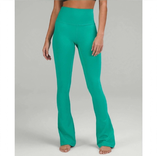 Lululemon Align High Rise Mini Flared Pant Maldives Green 14