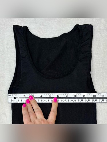 Black Seamless Shapewear Tank Top Slimming Compression Cami Sz S - photo 5