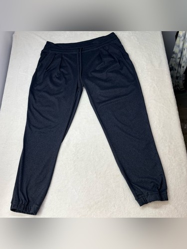 Lole Jogger Pants Heather Charcoal Grey Pleated Lounge Pants XL - photo 3