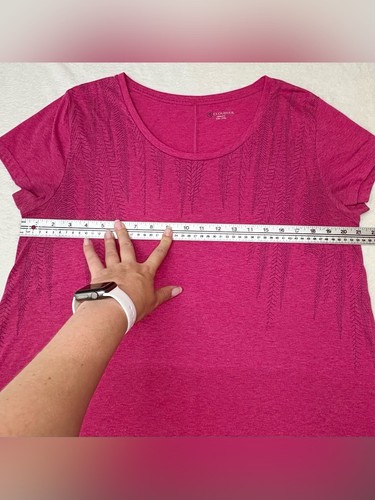 Cloudveil Pink Feather Print Short Sleeve T Shirt XXL - photo 5