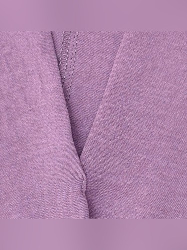 Third And Malt Purple Dolman Sleeve Knot Front Crop Top L - photo 4