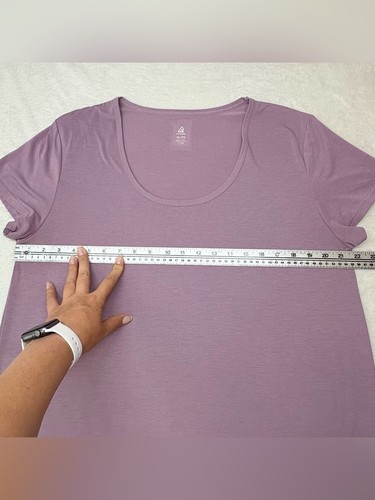 Ripzone Mauve Dusty Purple Scoop Neck Short Sleeve T-Shirt XL - photo 5