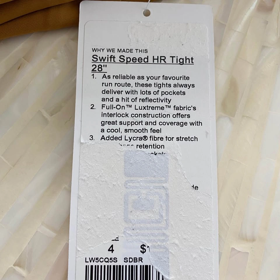 NWT Lululemon Swift Speed High-Rise Tight 28” - Spiced Bronze - photo 5
