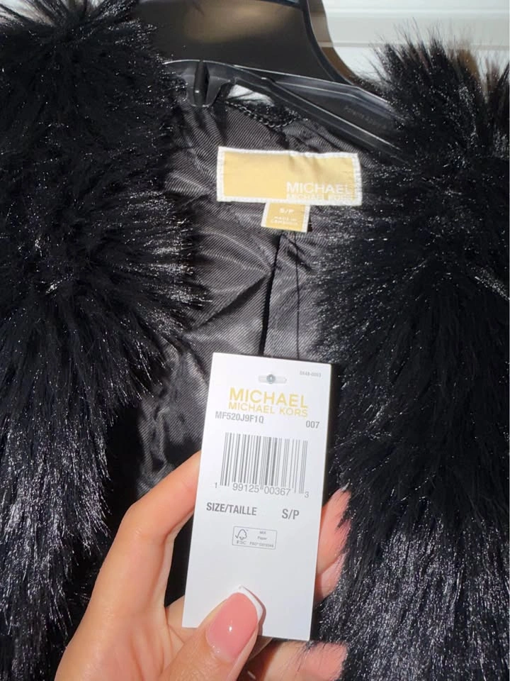 Luxury Black Statement Coat Small BNWT - photo 5