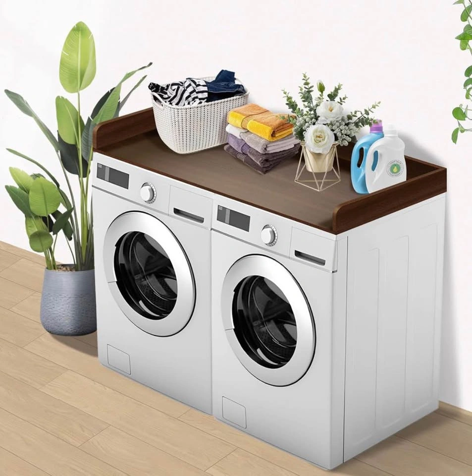 New 27.5"x54" Melamine Washer Dryer Countertop - Brown - photo 4