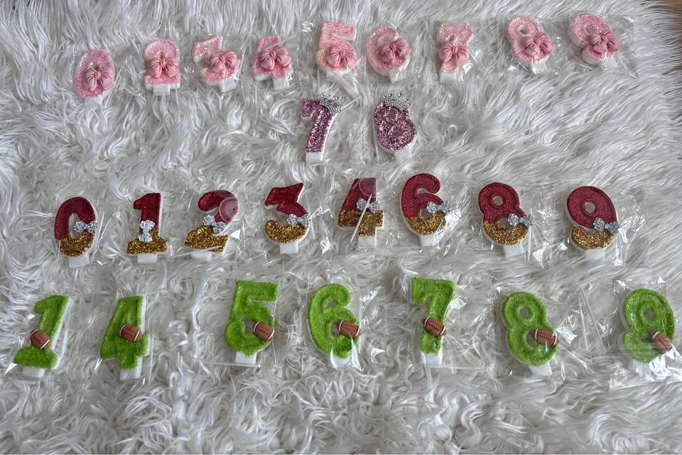 New Birthday Number Candles 0–9