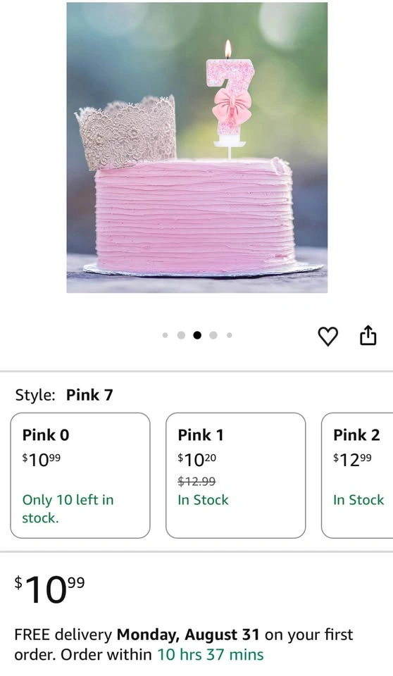 New Birthday Number Candles 0–9 - photo 4