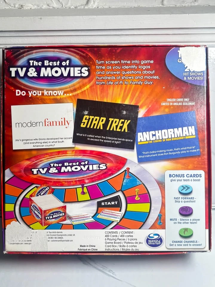 The Best of TV & MOVIES Board Game - photo 2