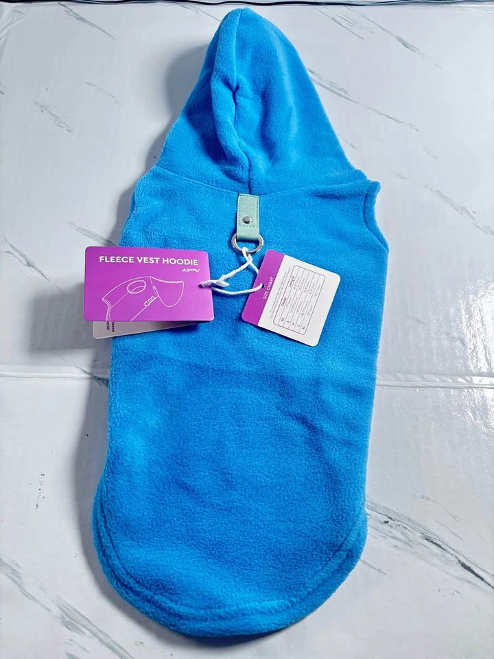 New Gooby Size M Fleece Dog Hoodie Vest