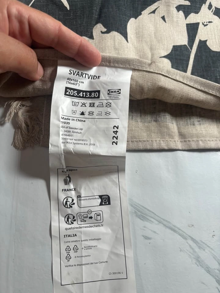New IKEA TABERGS Table Runner 40x160cm (16x63") - photo 5