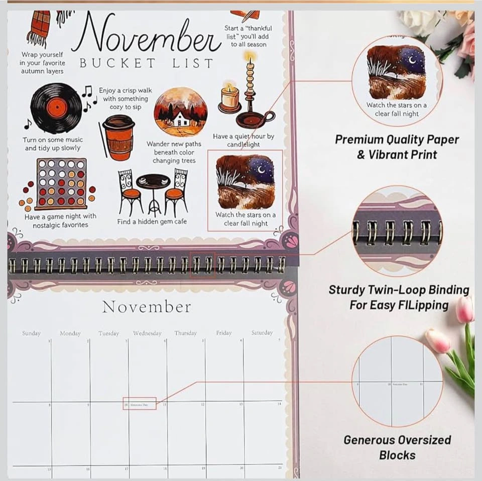 Brand New 2026 Bucket List Calendar - photo 2