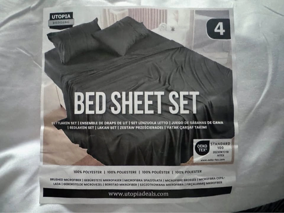 NEW- White sheet set - Full/Double - photo 3