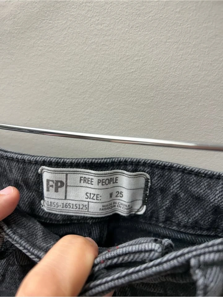 Free People Women’s Black High Rise Jeans - photo 4