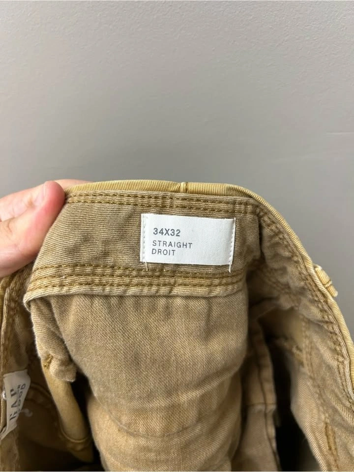 Gap Men’s Tan Chino Straight Leg Pants - photo 5