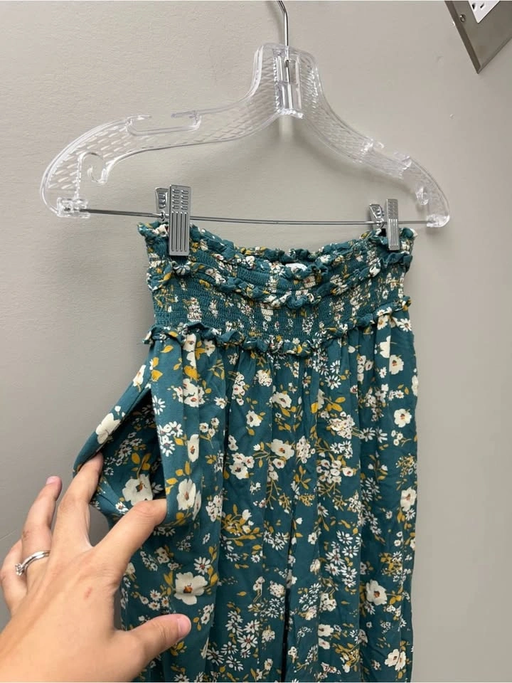 Patrons of Peace Women’s Floral Green High Rise Wide Leg Pants - photo 3