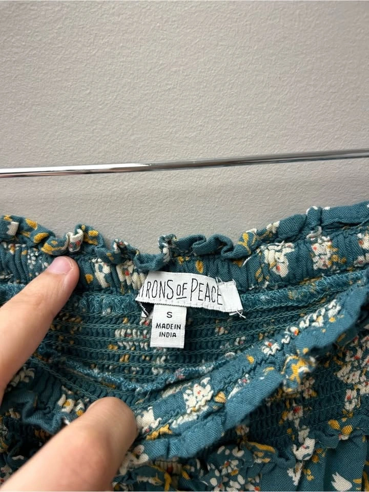 Patrons of Peace Women’s Floral Green High Rise Wide Leg Pants - photo 5